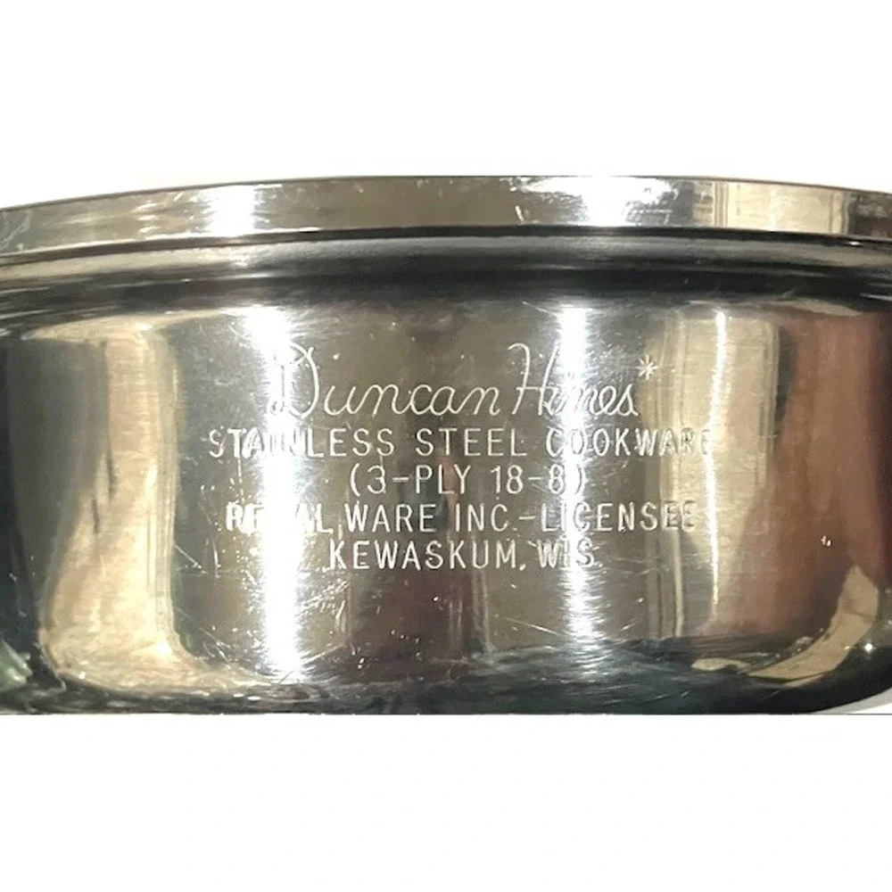 VTG Duncan Hines Stainless Steel Cookware Pan 6 3/4